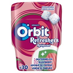 Orbit görögdinnye- és málnaízű cukormentes rágógumi édesítőszerrel 67 g