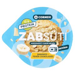 Cornexi Zabsüti banános - fehér csokoládés alappor poharas sütemény készítéséhez 50 g