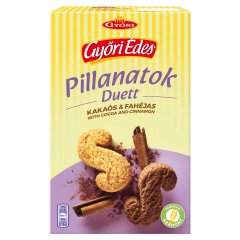 Győri Édes Pillanatok Duett fahéjas és kakaós keksz vegyesen 220 g