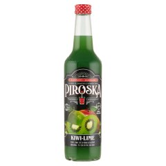 Piroska kiwi-lime ízű gyümölcsszörp cukorral és édesítőszerekkel 0,7 l