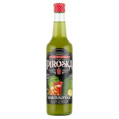 Piroska kaktuszfüge ízű gyümölcsszörp cukorral és édesítőszerekkel 0,7 l