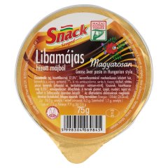 Snack Szeged libamájas hízott májból magyarosan 75 g
