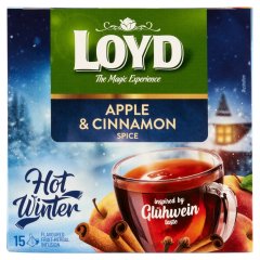 Loyd ízesített gyümölcs-gyógynövény teakeverék fűszerekkel piramis-filterben 15 filter 45 g