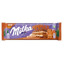 Milka Mmmax alpesi tej felhasználásával készült tejcsokoládé vaníliaízű krémtöltelékkel 300 g