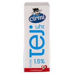 Cirmi UHT zsírszegény tej 1,5% 1 l