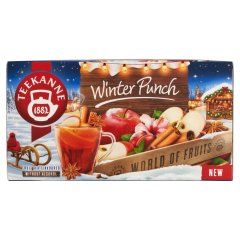 Teekanne Winter Punch rumos-szőlő és vanília ízesítésű gyümölcstea keverék 20 filter 40 g