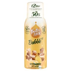 FruttaMax Bubble¹² gyömbér ízű szörp cukorral és édesítőszerekkel 500 ml