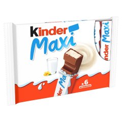 Kinder Maxi Chocolate tejcsokoládé szelet tejes krémmel töltve 126 g
