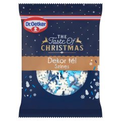 Dr. Oetker The Taste of Christmas Dekor Tél színes cukor keverék 20 g