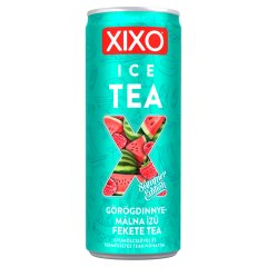 XIXO Ice Tea görögdinnye- és málnaízű jegestea gyümölcslével és természetes teakivonattal 250 ml