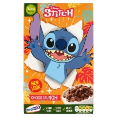 Disney Stitch ropogós, vitaminokkal és vassal dúsított, csokoládéízű búza- és zabpehely 450 g