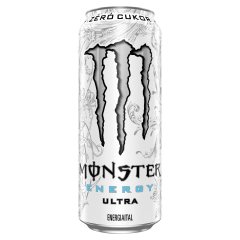 Monster Energy Ultra szénsavas energiaital koffeinnel és édesítőszerekkel 500 ml