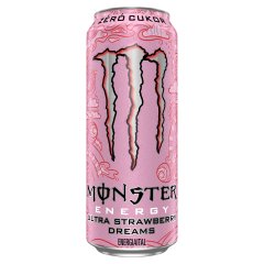 Monster Energy Ultra Strawberry Dreams szénsavas eper ízű energiaital 500 ml