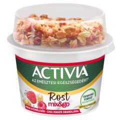 Danone Activia Rost mix&go tejalapú készítmény piros gyümölcsös chia magos granolával 165 g