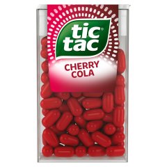 Tic Tac Cherry-Cola cseresznye és kóla ízesítésű cukordrazsék 54 g