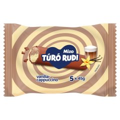 Mizo Túró Rudi vaníliás-kávés túródesszert tejcsokoládé bevonattal 5 x 45 g (225 g)