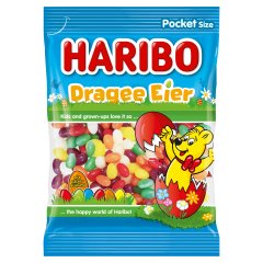 Haribo Dragee Eier zselés cukordrazsé 100 g