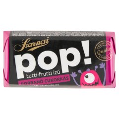 Szerencsi Pop! tutti-frutti ízű krémmel töltött tejcsokoládé robbanócukorkával 22 g