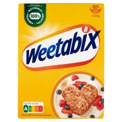 Weetabix Original teljes kiőrlésű búzából készült keksz szeletek vitaminokkal és vassal 430 g