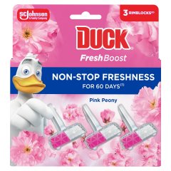 Duck Fresh Boost Pink Peony WC-öblítő rúd 3 x 16 g (48 g )