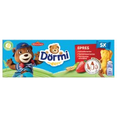Dörmi puha piskóta almás-epres töltelékkel 5 x 30 g (150 g)