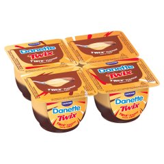 Danone Danette Twix karamell- és kekszízű puding 4 x 115 g (460 g)
