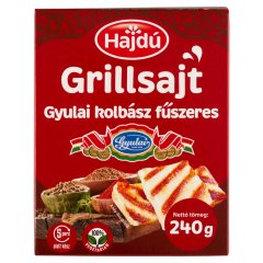 Hajdú gyulai kolbász fűszeres grillsajt 240 g