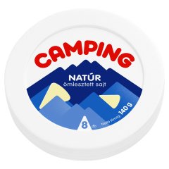 Camping natúr ömlesztett sajt 8 db 140 g