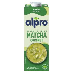 Alpro kókusz- és szójaital matcha teával, hozzáadott kalciummal, jóddal, B2-, B9- és D2-vitaminn 1 l