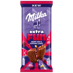 Milka Extra Fun Berry Mix & Popping Candy 150x16 150 g