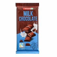 SPAR TEJCSOKOLÁDÉ 100G