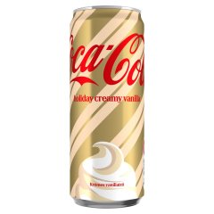 Coca-Cola cola- és krémes vaníliaízű szénsavas üdítőital 330 ml