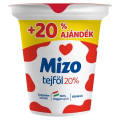 Mizo tejföl 20% 400 g