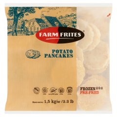 Farm Frites elősütött, gyorsfagyasztott, félkész burgonyalángos 1,5 kg