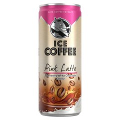 Ice Coffee Pink Latte eper- és fehér csokoládéízű UHT ital tejjel és kávékivonattal 250 ml