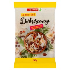 SPAR egzotikus Diákcsemege szárított gyümölcsök és diófélék keveréke 200 g