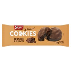 Bergen brownie ízű töltelékkel töltött csokoládés keksz 130 g 