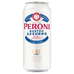 Peroni Nastro Azzurro minőségi világos sör 5% 0,5 l