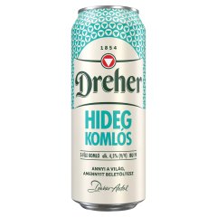 Dreher Hidegkomlós világos sör 4,5% 0,5 l
