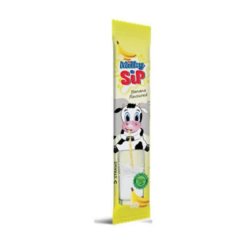 Milky Sip banán ízű, tejben oldódó cukordrazsé szívószálba zárva 5 db 30 g