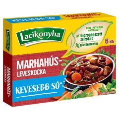 Lacikonyha marhahús-leveskocka 6 x 10 g (60 g)
