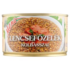 Menü lencsefőzelék kolbásszal 400 g