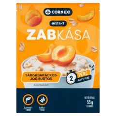 Cornexi sárgabarackos-joghurtos instant zabkása 55 g