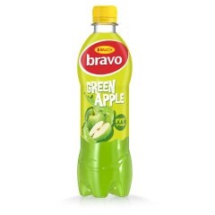 Rauch Bravo Green Apple alma ital cukorral, édesítőszerekkel és 6 vitaminnal 0,5 l