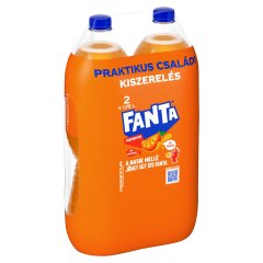 Fanta szénsavas narancsízű üdítőital 2 x 1,75 l