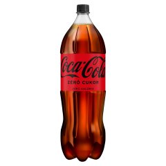 Coca-Cola Zéro colaízű energiamentes szénsavas üdítőital édesítőszerekkel 2,25 l