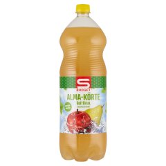 S-Budget energiamentes alma-körte üdítőital édesítőszerekkel 2 l