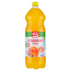S-Budget energiamentes őszibarackos üdítőital édesítőszerekkel 2 l