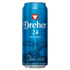 Dreher 24 alkoholmentes világos sör 0,5% 0,5 l