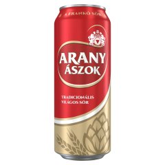 Arany Ászok tradicionális világos sör 4,3% 0,5 l